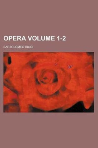 Cover of Opera Volume 1-2