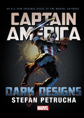 Book cover for Captain America: Dark Designs Prose Novel