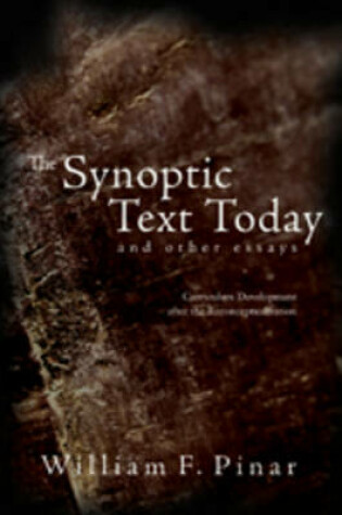 Cover of The Synoptic Text Today and Other Essays