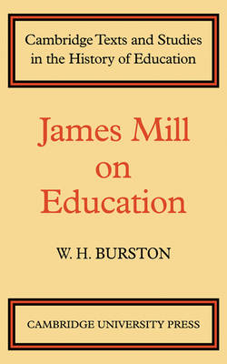 Cover of James Mill on Education