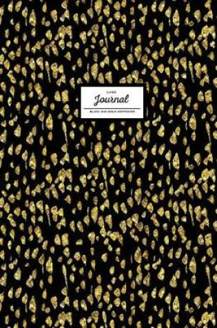 Cover of Lined Journal - Black and Gold Softcover