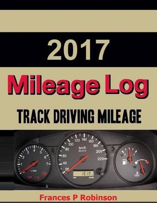 Book cover for 2017 Mileage Log