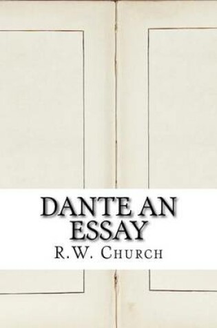 Cover of Dante an Essay