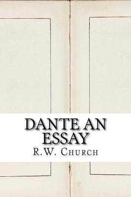 Book cover for Dante an Essay