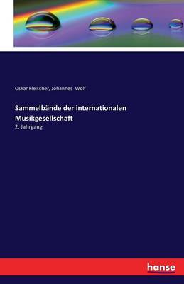 Book cover for Sammelbande der internationalen Musikgesellschaft
