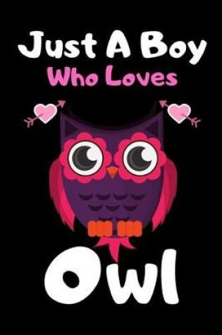 Cover of Just a boy who loves owl