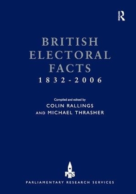 Book cover for British Electoral Facts 1832-2006