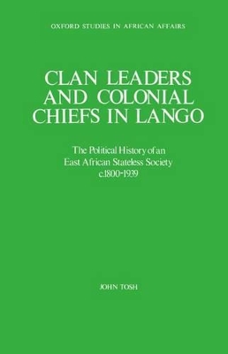 Book cover for Clan Leaders and Colonial Chiefs in Lango