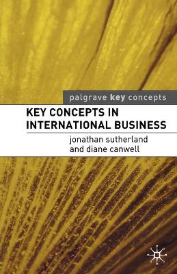 Book cover for Key Concepts in International Business