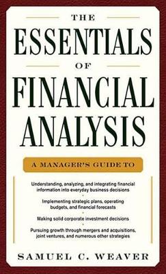 Book cover for The Essentials of Financial Analysis