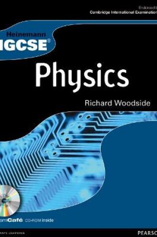 Cover of Heinemann IGCSE Physics Student Book with Exam Cafe CD