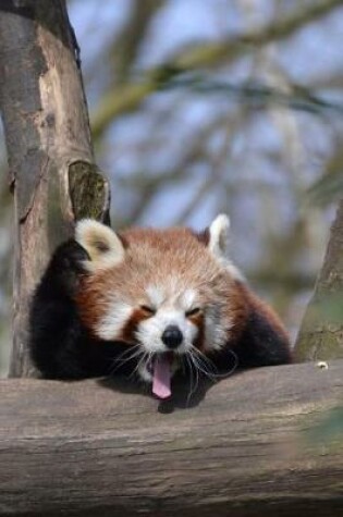 Cover of Cute Red Panda Yawning Journal