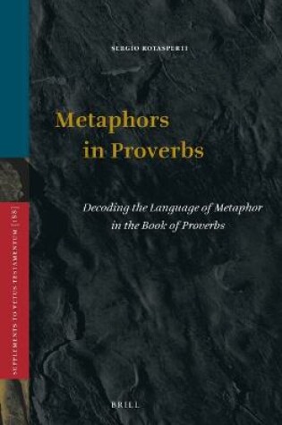 Cover of Metaphors in Proverbs