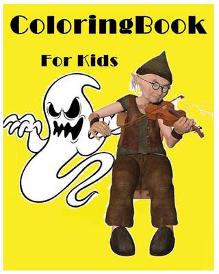 Cover of Halloween Coloring Book for Kids