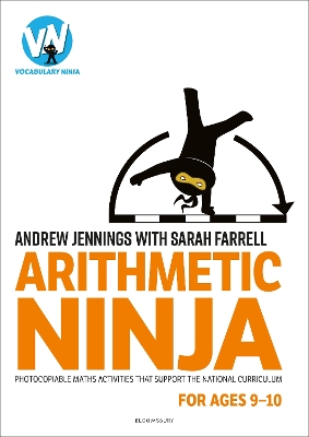 Book cover for Arithmetic Ninja for Ages 9-10