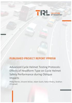 Book cover for Advanced Cycle Helmet Testing Protocols: Effects of Headform Type on Cycle Helmet Safety Performance during Oblique Impacts