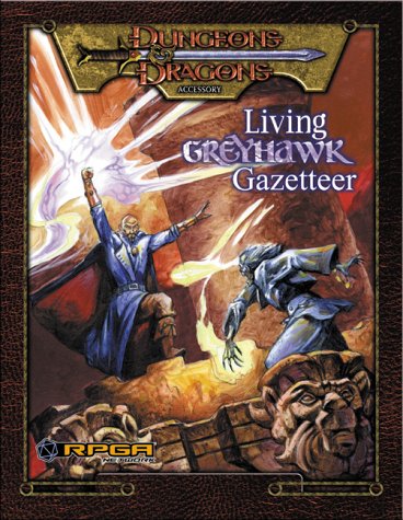 Book cover for Living Greyhawk Gazetteer
