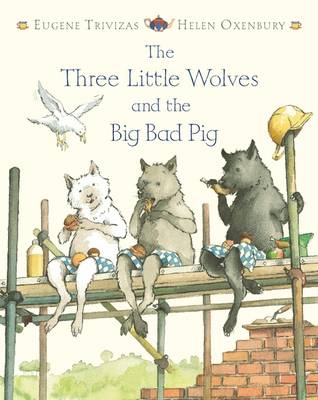 Book cover for Les trois petits loups et le grand mechant cochon
