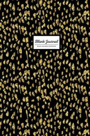 Cover of Blank Journal - Black And Gold