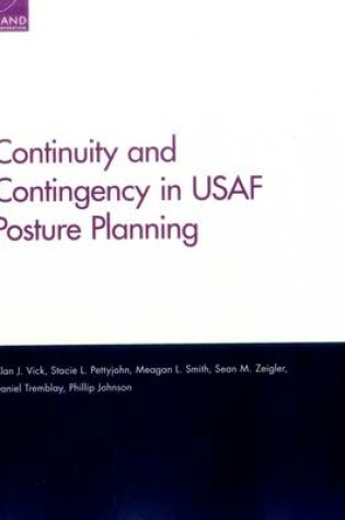 Cover of Continuity and Contingency in USAF Posture Planning