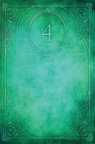 Cover of Monogram "4" Any Day Planner Notebook