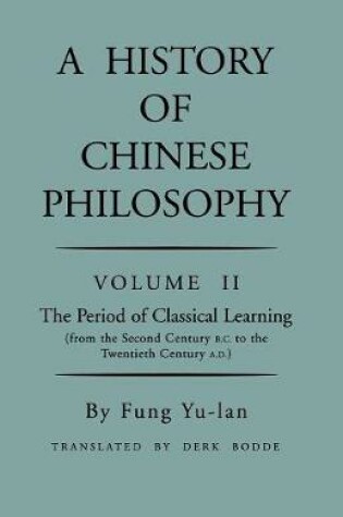 Cover of History of Chinese Philosophy, Volume 2