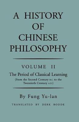 Book cover for History of Chinese Philosophy, Volume 2