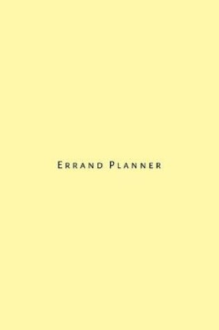 Cover of Errand Planner