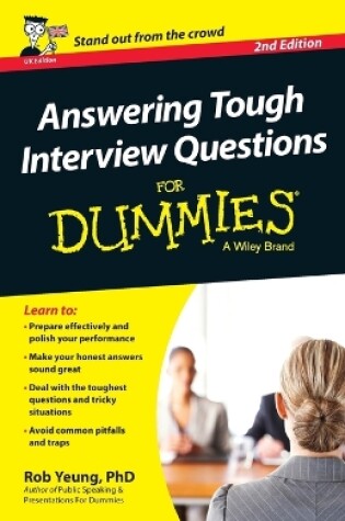 Cover of Answering Tough Interview Questions For Dummies - UK