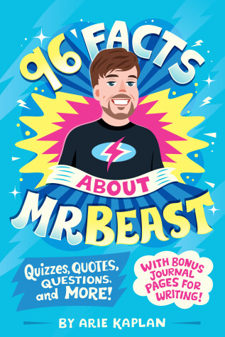 Book cover for 96 Facts About MrBeast