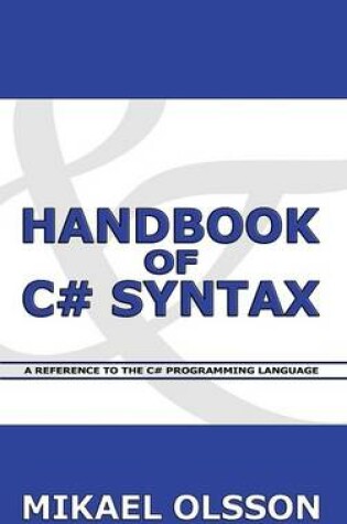 Cover of Handbook of C# Syntax