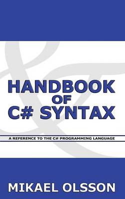 Book cover for Handbook of C# Syntax