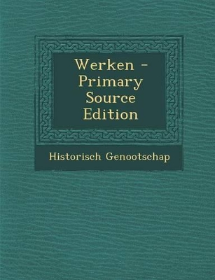 Book cover for Werken - Primary Source Edition