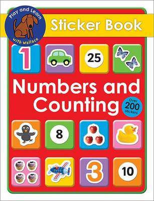 Book cover for Numbers and Counting Stickers-Play & Learn Wallace