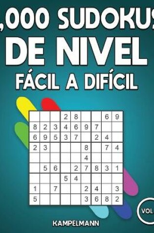 Cover of 1,000 Sudokus de Nivel Fácil a Difícil
