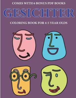 Cover of Malbuch für 4-5 jährige Kinder (Gesichter)