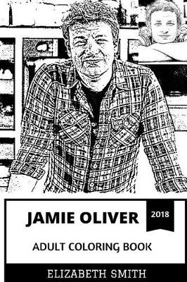 Book cover for Jamie Oliver Adult Coloring Book