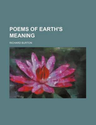 Book cover for Poems of Earth's Meaning