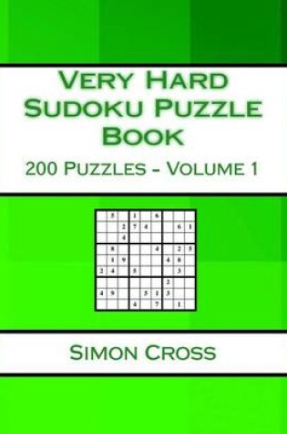 Cover of Very Hard Sudoku Puzzle Book Volume 1