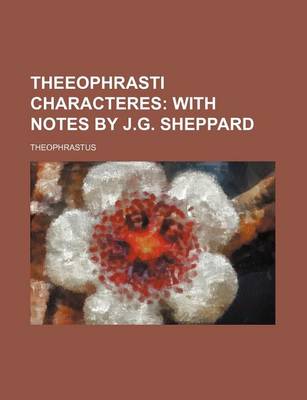 Book cover for Theeophrasti Characteres