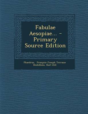 Book cover for Fabulae Aesopiae... - Primary Source Edition