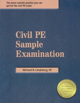 Book cover for Civil Pe Sample Examination