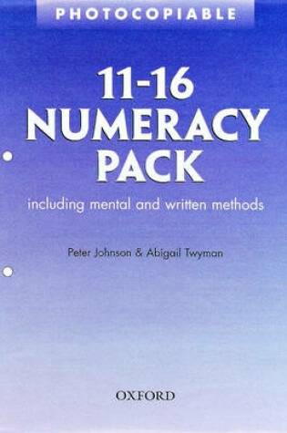 Cover of 11-16 Numeracy
