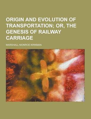 Book cover for Origin and Evolution of Transportation