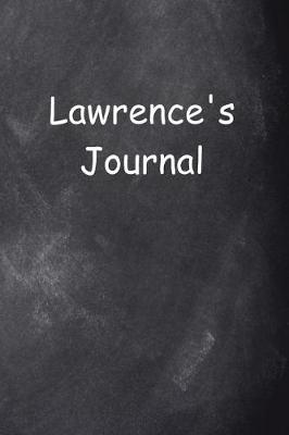 Cover of Lawrence Personalized Name Journal Custom Name Gift Idea Lawrence