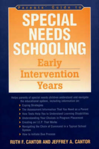 Cover of Parents' Guide to Special Needs Schooling