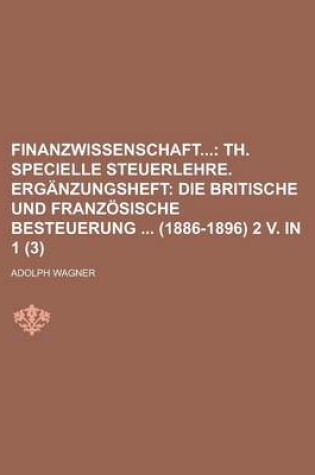 Cover of Finanzwissenschaft Volume 3