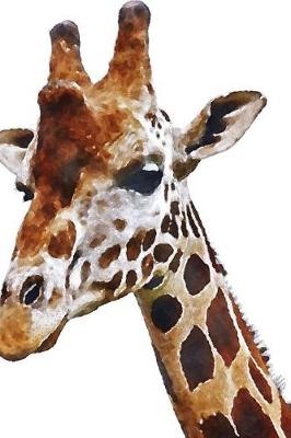 Book cover for Watercolor Giraffe Portrait Journal