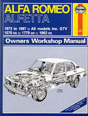 Book cover for Alfa Romeo Alfetta All Models 1973-87 Owner's Workshop Manual