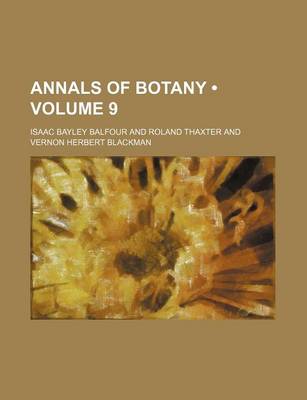 Book cover for Annals of Botany (Volume 9 )